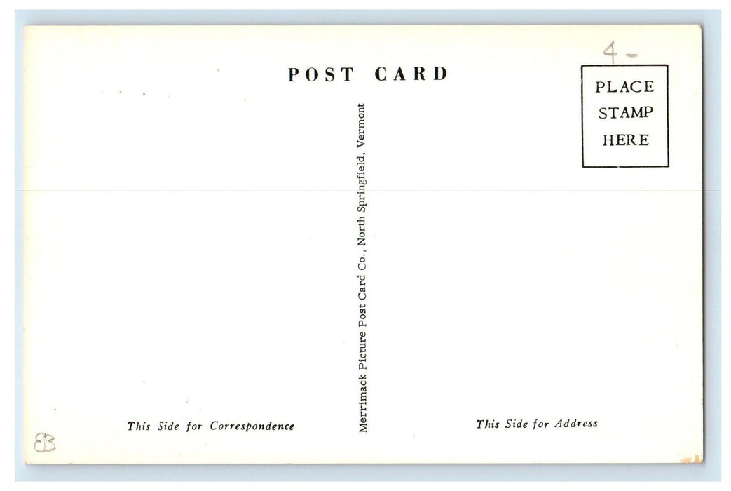 c1930's St. Benedict's R. C. Church Street View Amherst New York NY Postcard