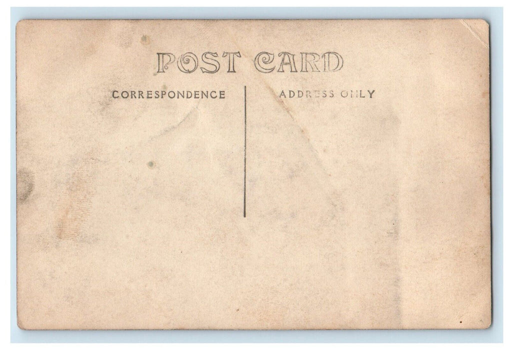 c1910 Start of Relay Race Sports Men Racing Unposted Photo RPPC Postcard