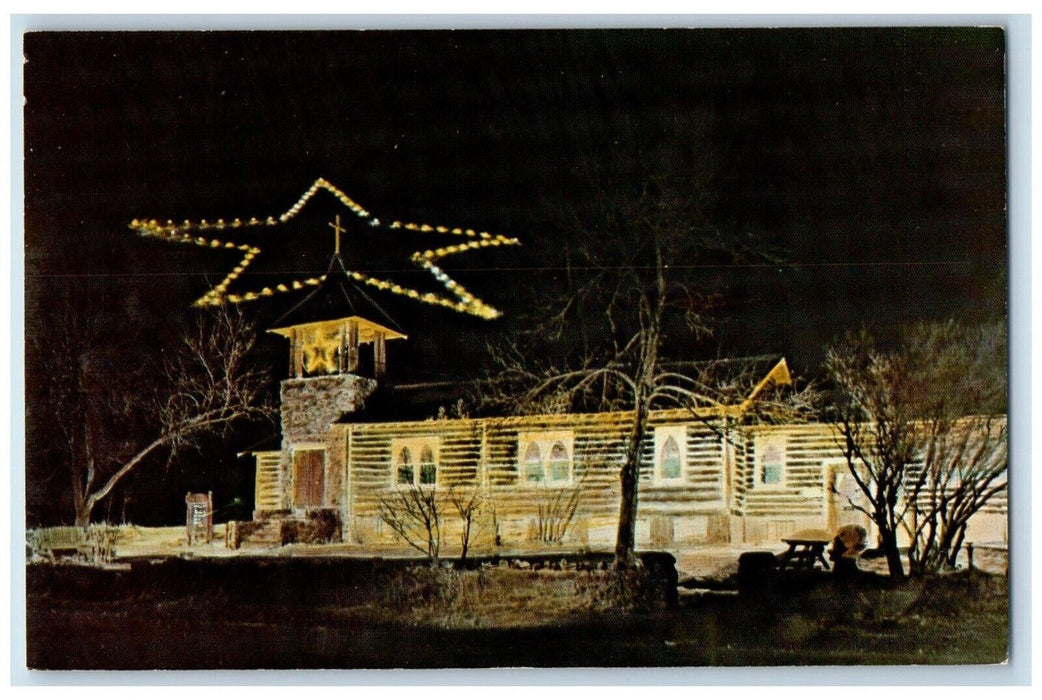 c1960's Little Log Church Sundance Mountain Palmer Lake Colorado CO Postcard