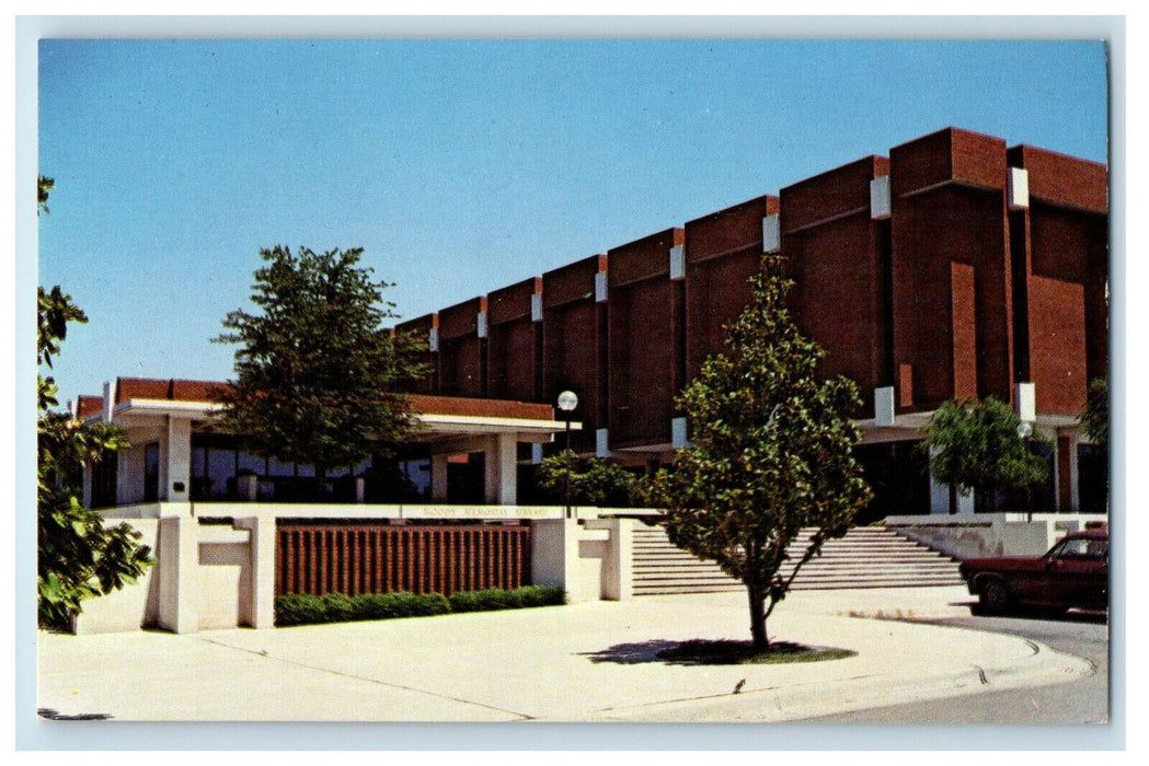 c1960's Moody Memorial Library Baylor University Waco Texas TX Postcard