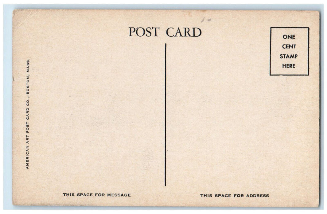 c1940's Warren Congregational Church Westbrook Maine ME Vintage Postcard