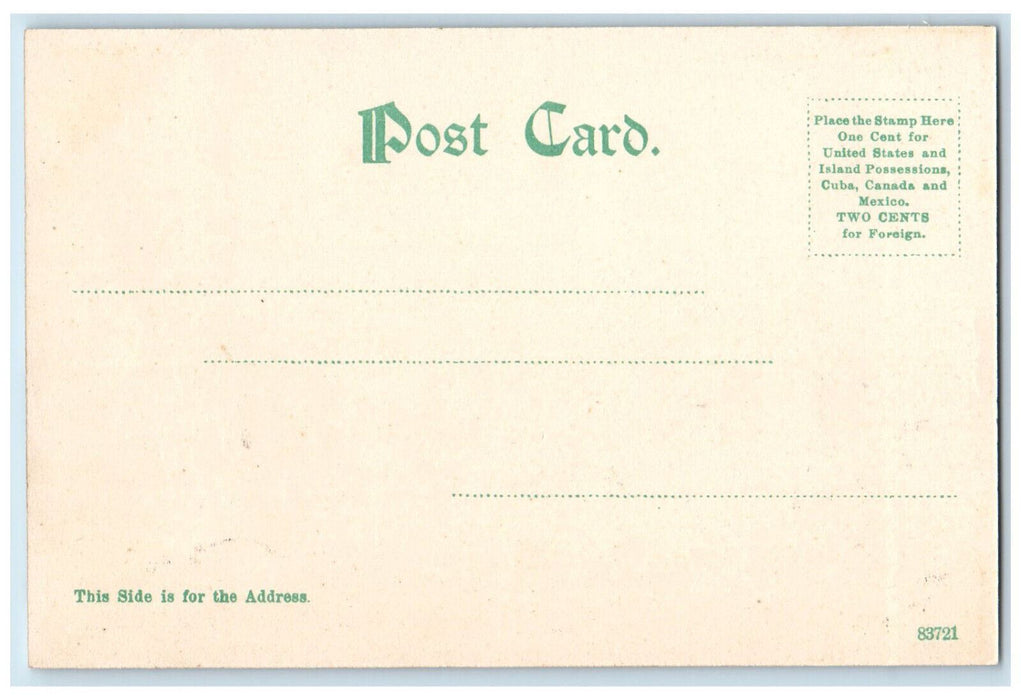 c1940's Tall Tree, Businesses, Main Street Winthrop Maine ME Unposted Postcard