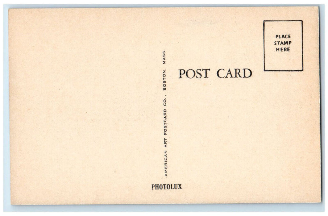 c1940's Business District Main Street Winthrop Maine ME Unposted Postcard