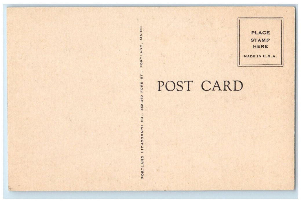 c1940's Methodist Church Camp, Lower Narrows Lake Winthrop ME Postcard