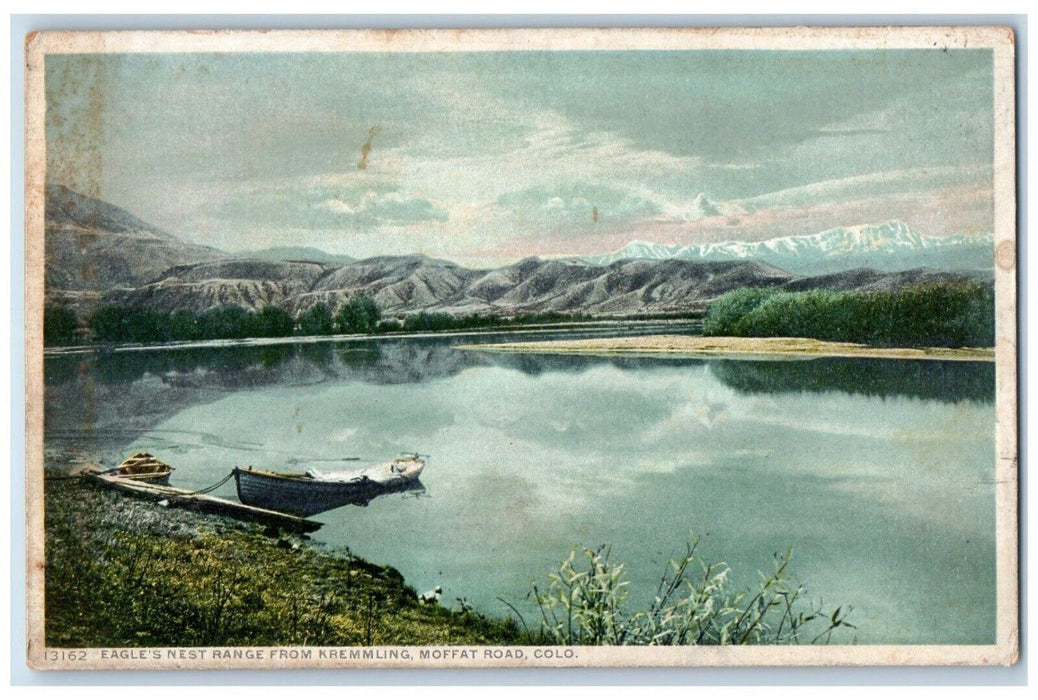 c1960's Eagle Nest Range Kremmling Boat River Moffat Road Colorado CO Postcard
