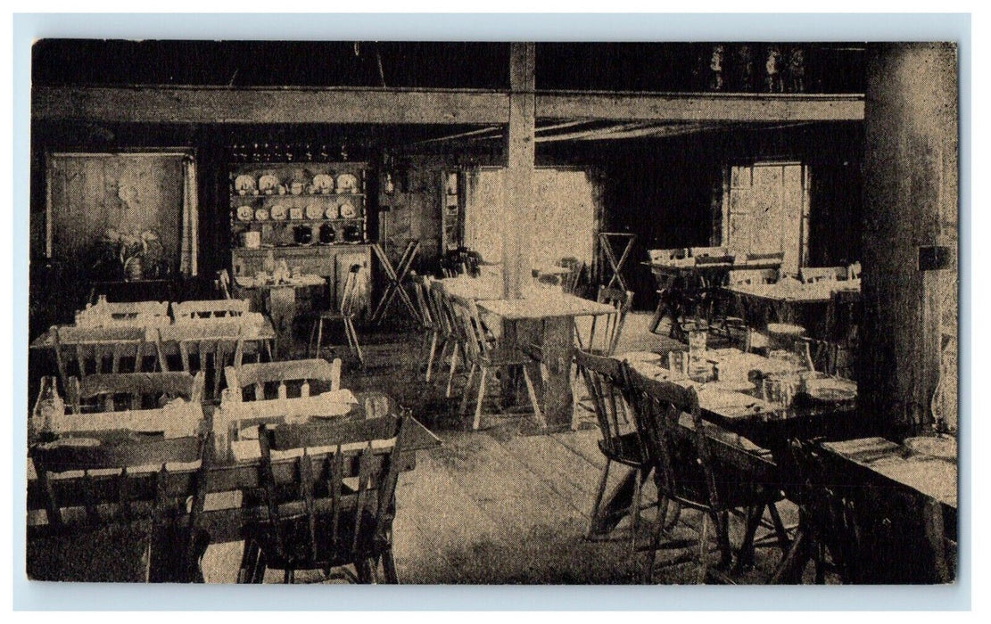 Charming Luncheon Spot Dining Room Andover Massachusetts MA Vintage Postcard