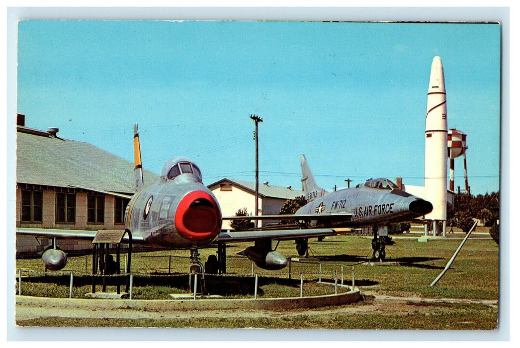 Lackland U.S Military Airforce Base Fighter Jet San Antonio Texas TX Postcard