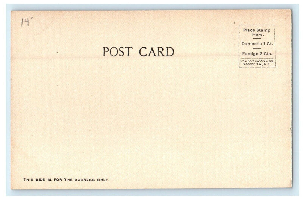 c1905 View Of Public Square Trolley Chambersburg Pennsylvania PA UDB Postcard