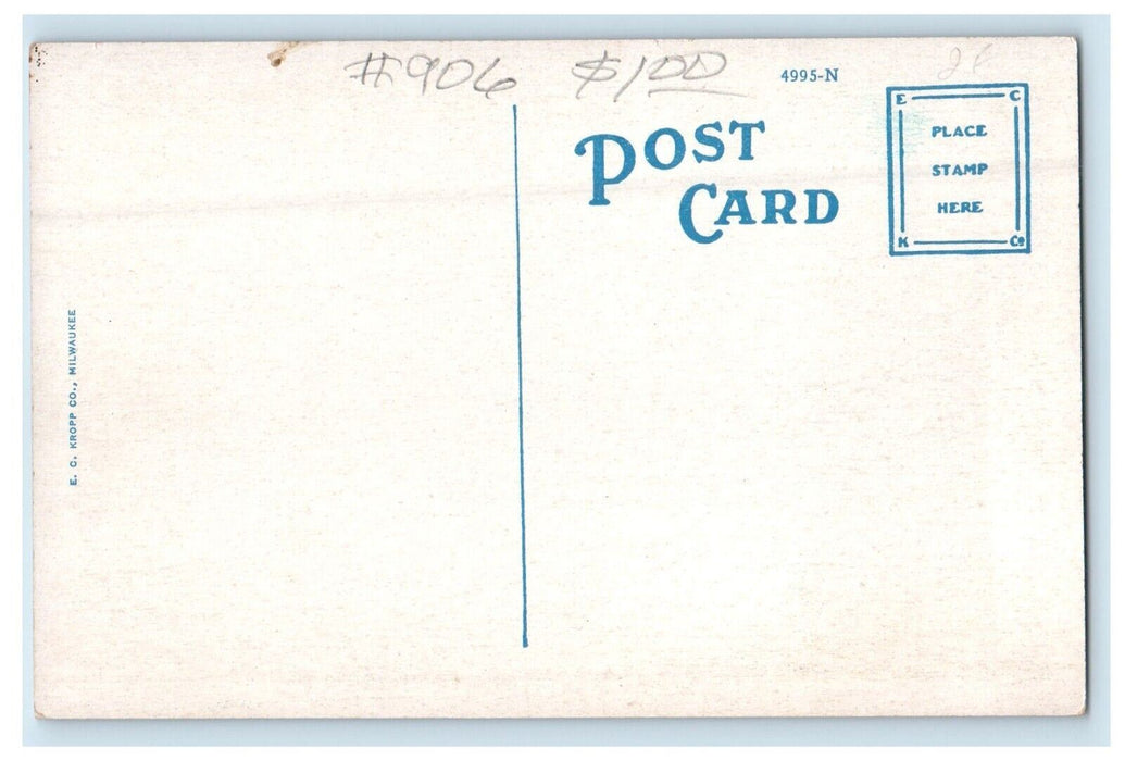 c1910's Post Office And K.P. Hall Building Cars Waterloo Iowa IA Postcard