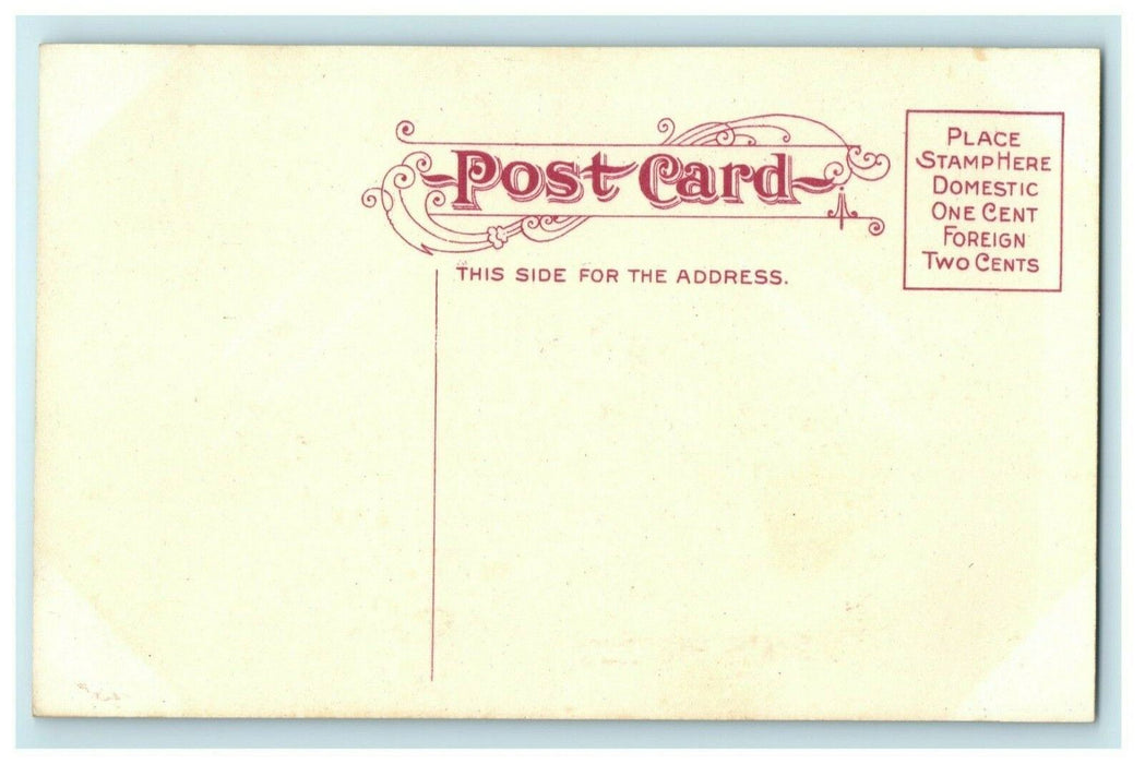 Central Fire and Police Station - Burlington Iowa c1910 Unused Antique Postcard