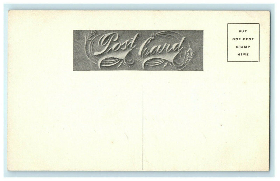 1910 Steamboat Trip Lake Michigan Embossed Souvenir Antique Postcard