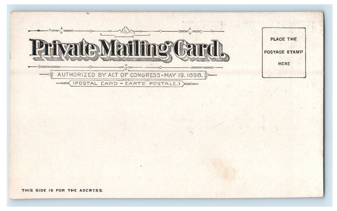 c1900s Wayside Inn, Sudbury Massachusetts MA Unposted Antique PMC Postcard