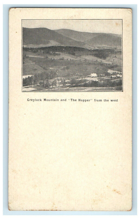 c1905 Greylock Summit and "The Hopper" Massachusetts MA Antique Postcard