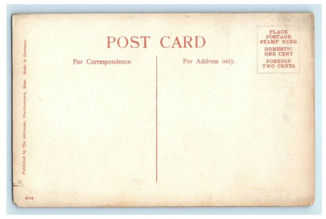 Freeman St. Provincetown Massachusetts MA Antique Unposted Postcard