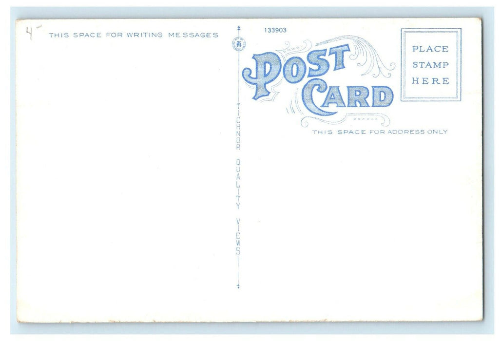 c1939 Sea View Avenue and Ocean Park, Oak Bluffs Massachusetts MA Postcard