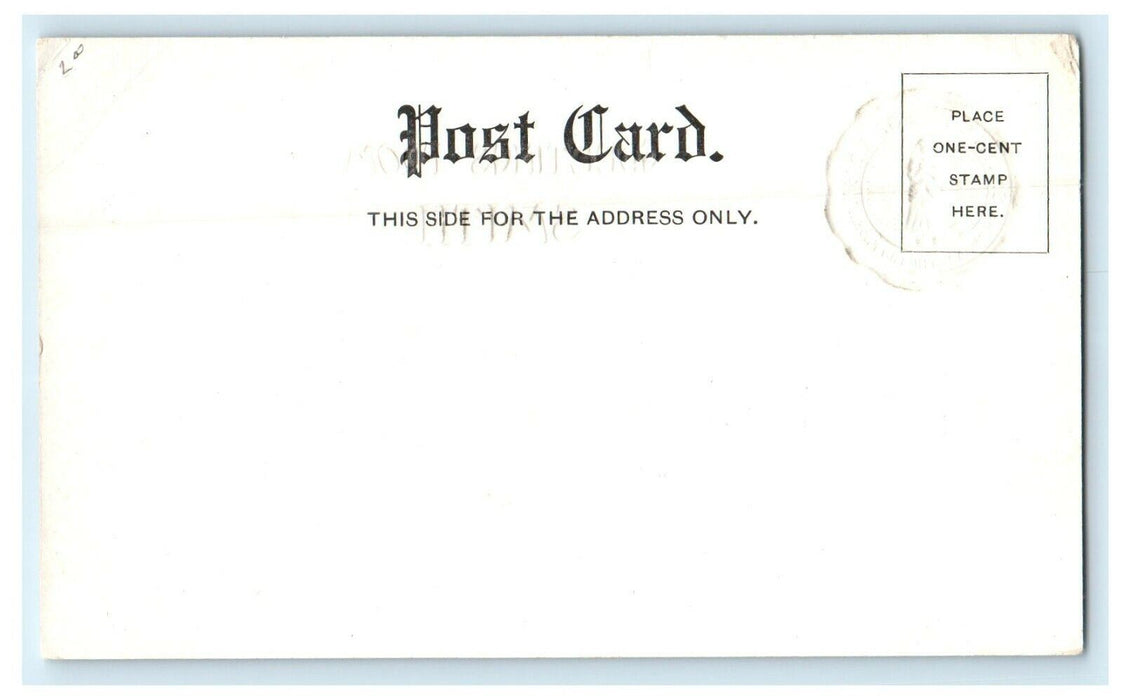 c1905 Greeting from Smith, Smith College, Northampton Massachusetts MA Postcard