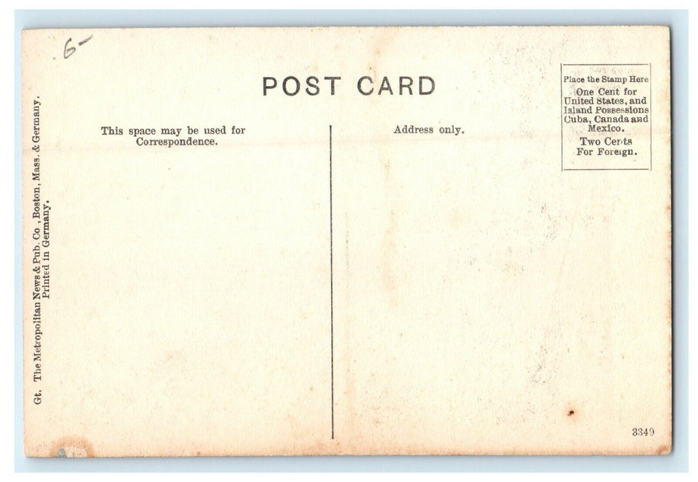 c1910 Tree Scene at Union Chapel, Oak Bluffs, Massachusetts MA Vintage Postcard