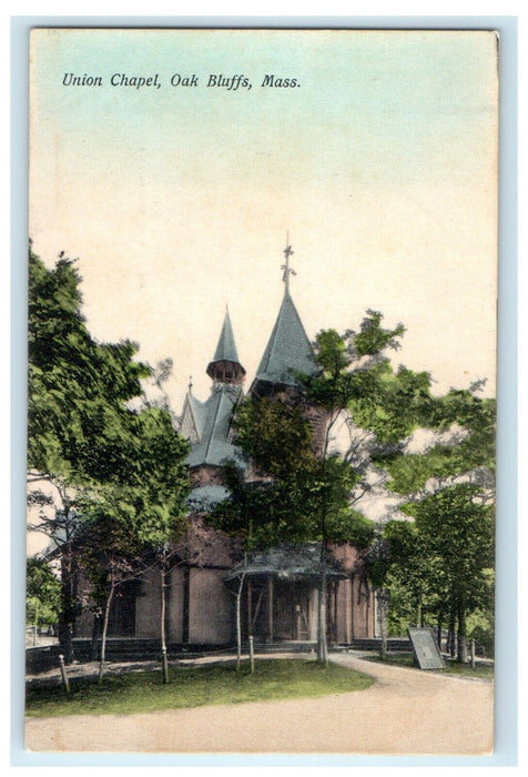 c1911 Trees in Union Chapel, Oak Bluffs Massachusetts MA Antique Postcard