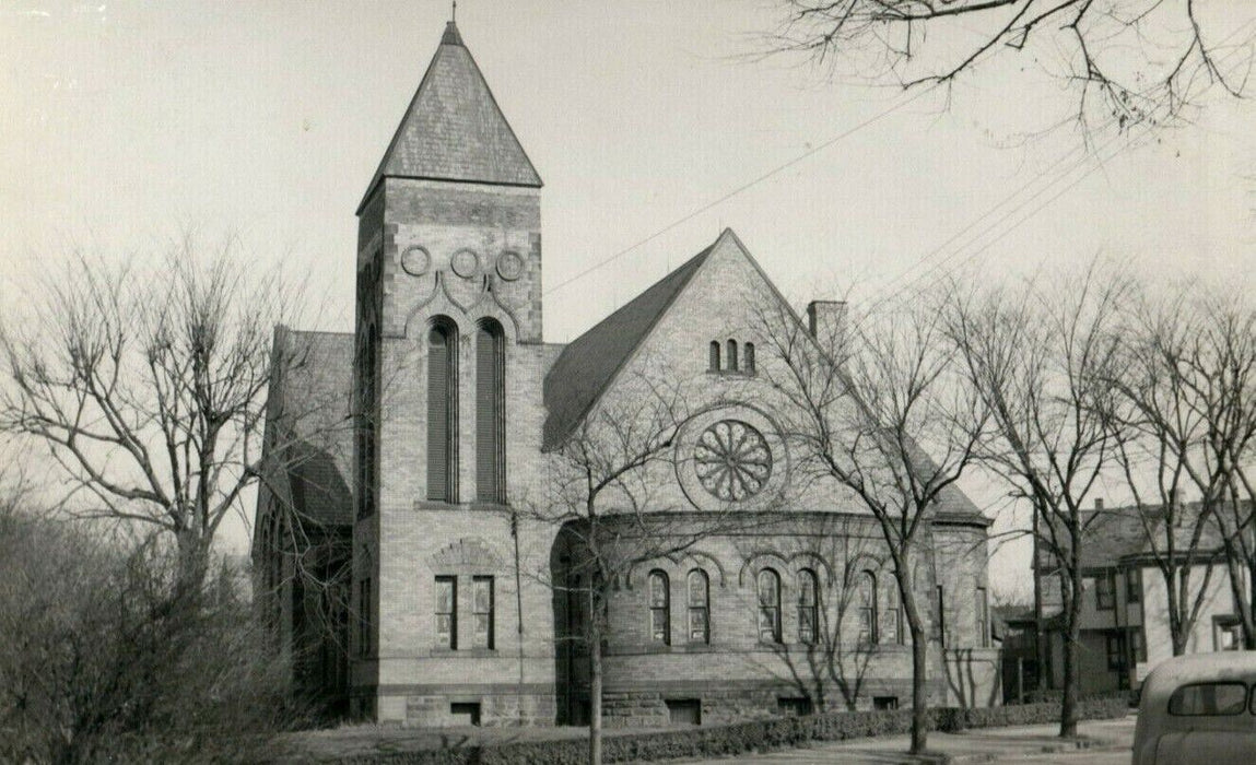 c1940's Methodist Church Vandergrift Pennsylvania PA RPPC Photo Postcard