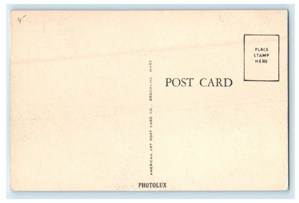 c1911 Newton Classical High School, Newton, Massachusetts MA Antique Postcard