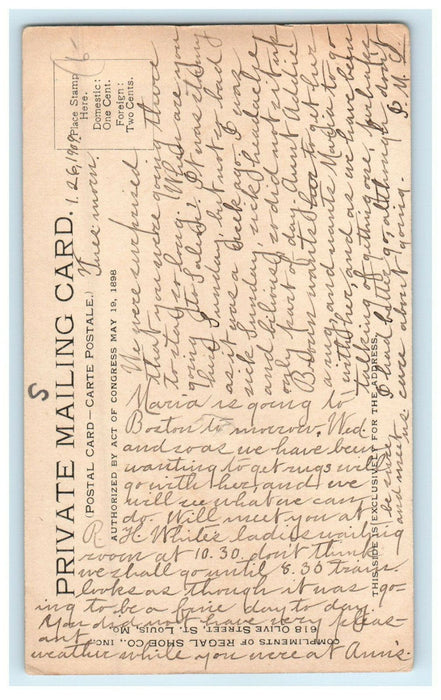 1909 Palace of Machinery, Regal Shoe Co Inc. Boston Massachusetts MA Postcard