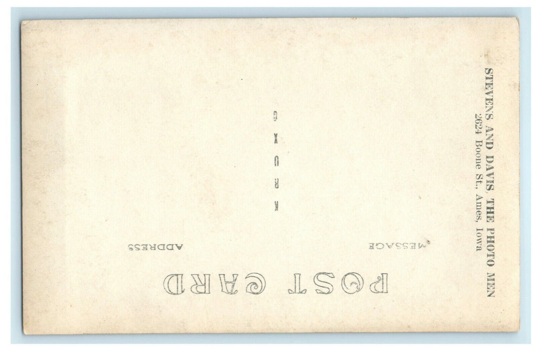 Campus Scene ISC Ames Iowa University c1930's RPPC Photo Postcard