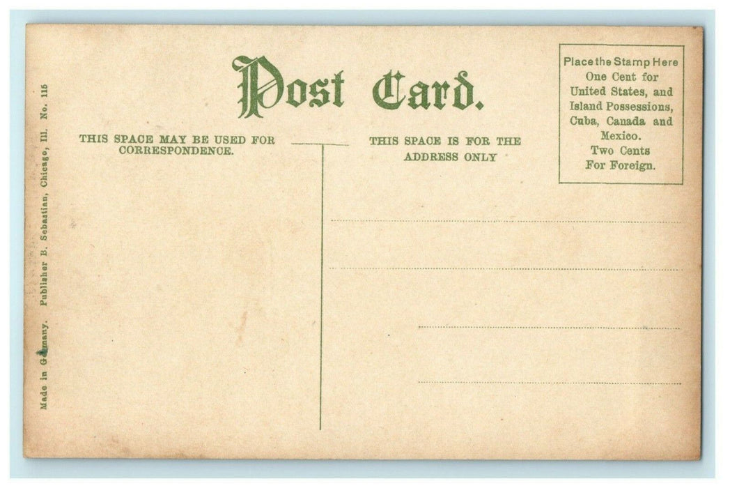 Entrance Starved Rock - LaSaIle Ottawa Illinois c1910 Antique Postcard