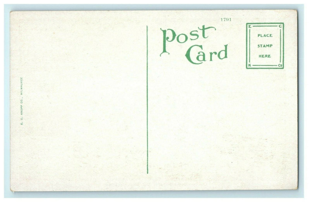 c1920's Lobby Hotel Savery Des Moines Iowa IA Antique Postcard