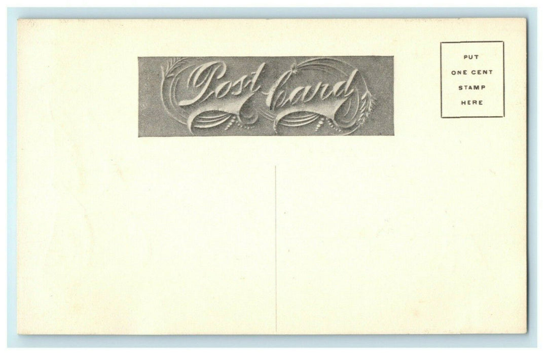 1910 My First Trip Sailboat Lake Michigan Embossed Souvenir Antique Postcard