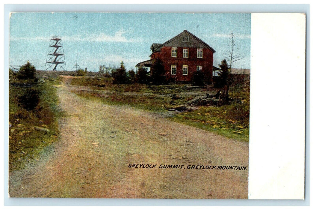 c1905 Greylock Summit, Greylock Mountain, Massachusetts MA Antique Postcard