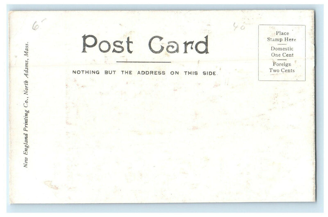 c1905 Greylock Summit, Greylock Mountain, Massachusetts MA Antique Postcard