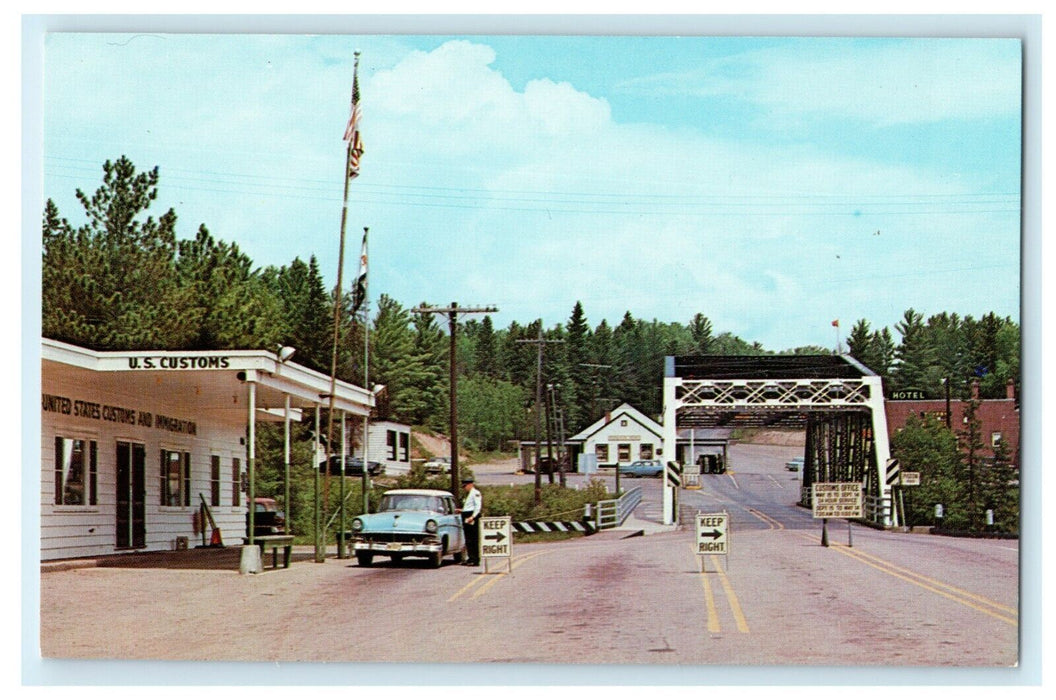 c1960 US Customers Office Pigeon River Minnesota MN Vintage Unposted Postcard