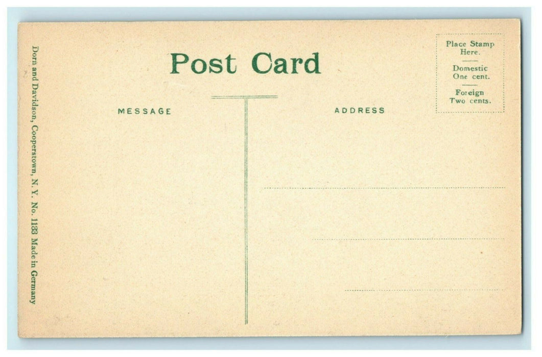 c1910 Deerslayer Landing at Gravelly Point Otsego Lake New York Antique Postcard