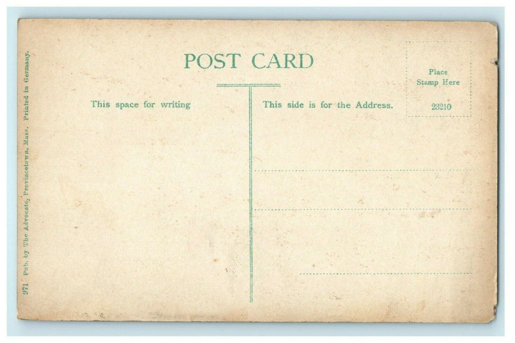 c1910 Town Crier Bradford St. Provincetown Massachusetts MA Antique Postcard