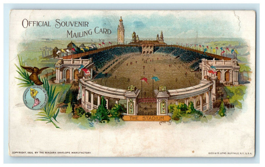 c1900s The Stadium Pan American Exposition Buffalo New York NY PMC Postcard