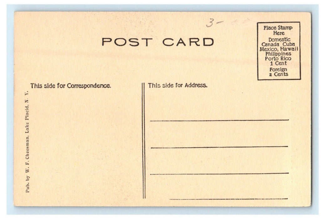 c1910's The Boat Carry Between Mirror And Placid Lakes Adirondacks NY Postcard