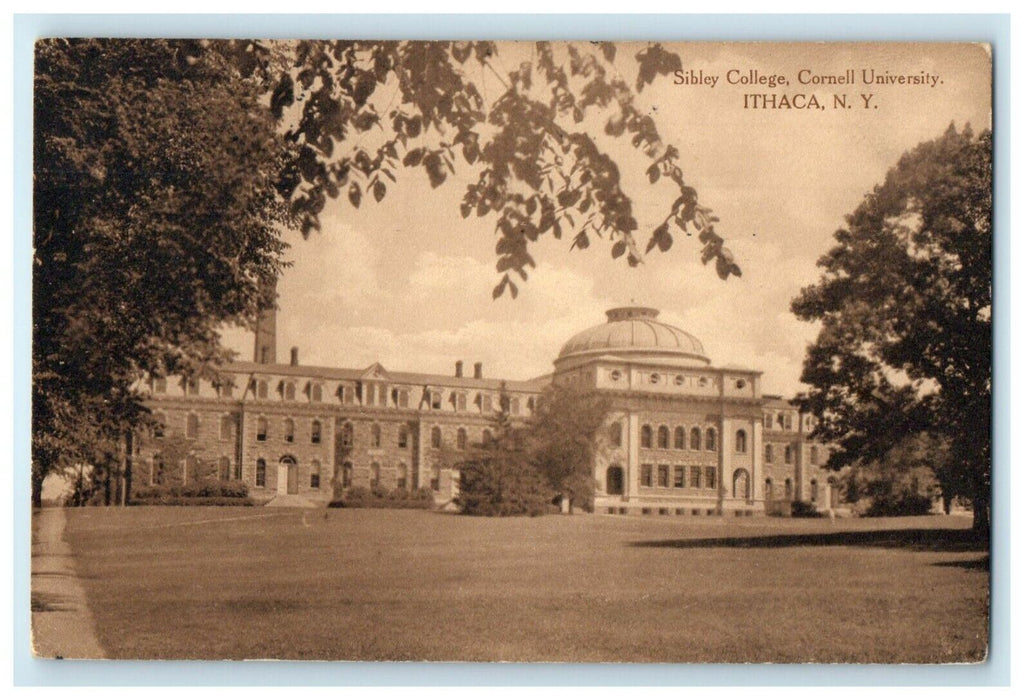 1914 Sibley College Cornell University Ithaca New York NY Antique Postcard