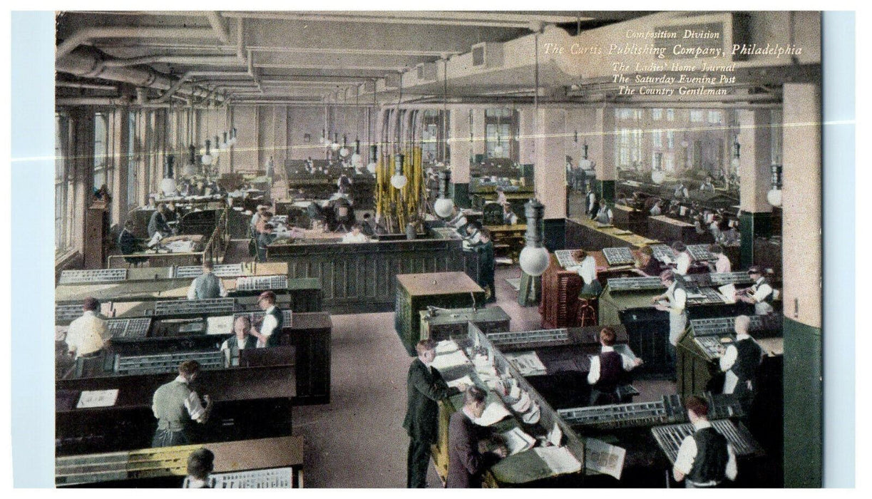 c1910 Composition Div. The Curtis Publishing Company Philadelphia PA Postcard