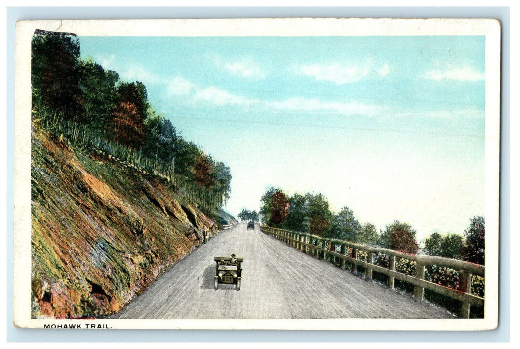 c1920s Berkshire Hills, Mohawk Trail Between North Adams and Charlemont Postcard