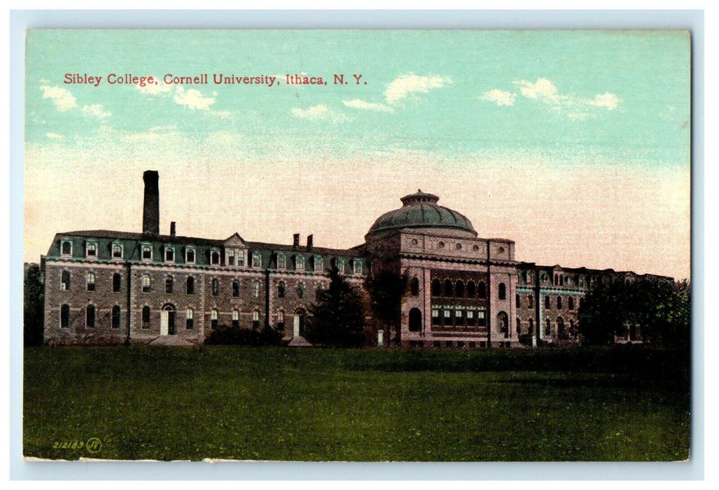 c1910's Sibley College Cornell University Ithaca New York NY Antique Postcard