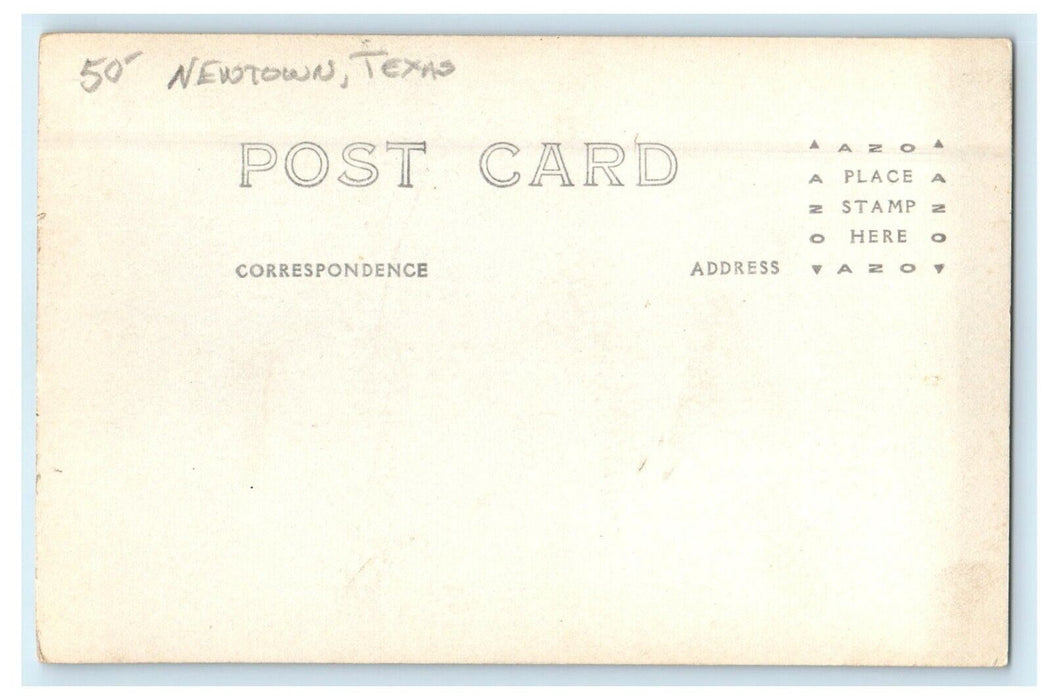 c1910's Oil Tanks On Fire Smoke Newtown Texas TX RPPC Photo Antique Postcard