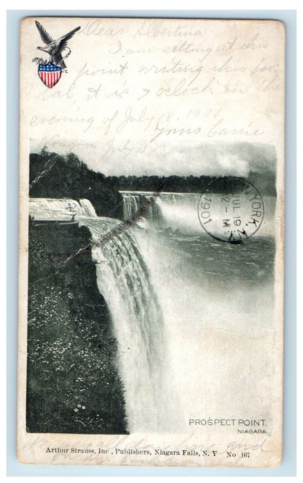 c1900s Prospect Point Niagara Falls New York NY Expostamp PMC Postcard