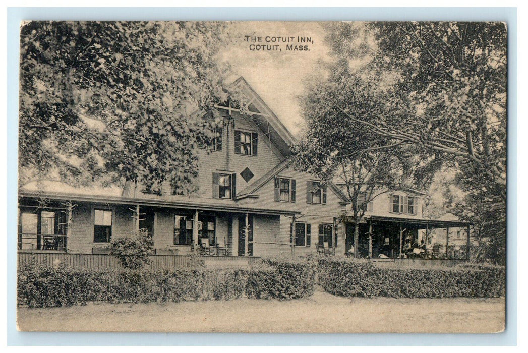 c1920s The Cotuit Inn, Cotuit Massachusetts MA Posted Postcard