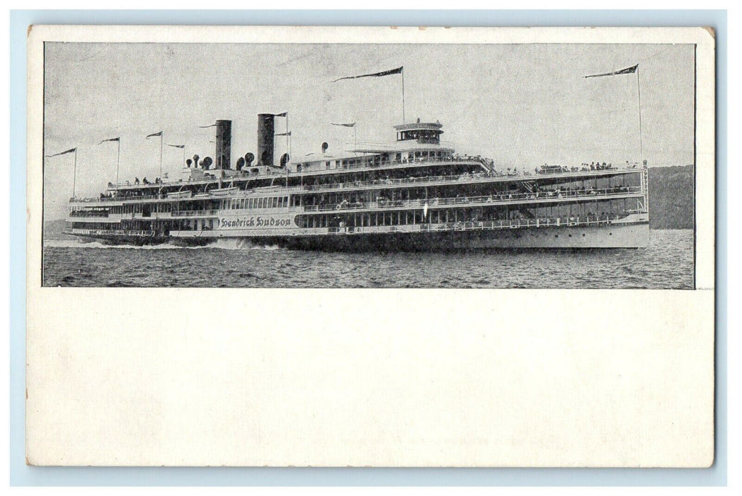 c1905 Soendrick Sondson Steamer Ship Hudson River Day Line Antique Postcard