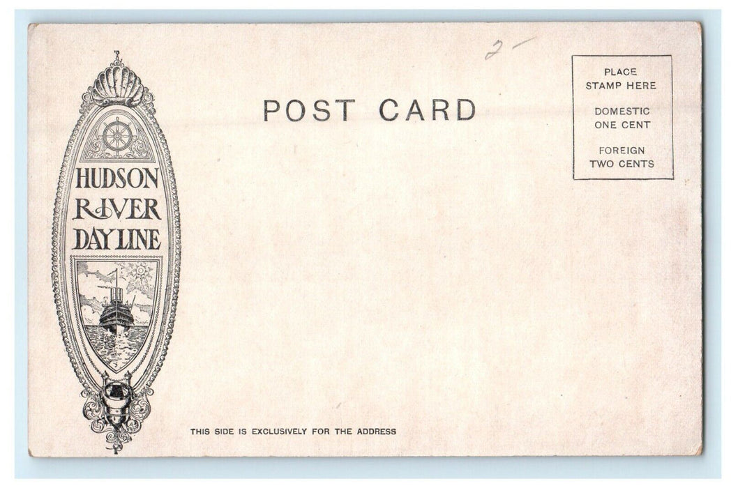 c1905 Soendrick Sondson Steamer Ship Hudson River Day Line Antique Postcard