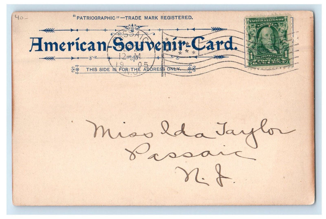 1905 Steamships USS Bancroft USS Dolphin, White Squadron 3 NY Postcard