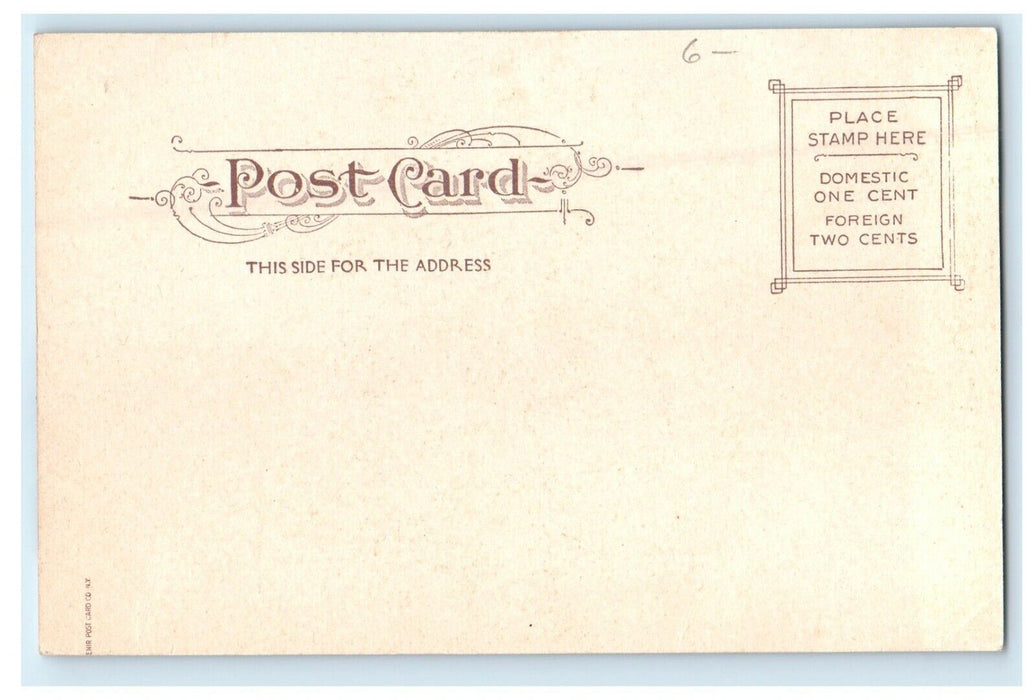 c1905 N.Y.C.R.R Railroad Station Schenectady New York NY Antique Postcard