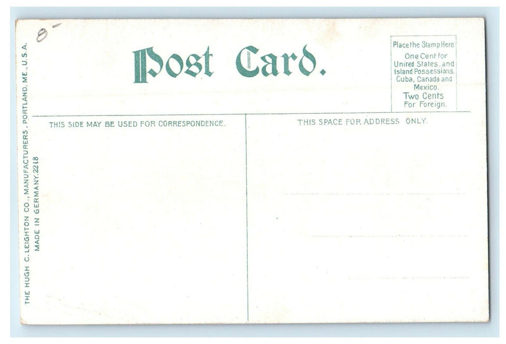 c1909 High School Building Haverhill, Massachusetts MA Antique Unposted Postcard