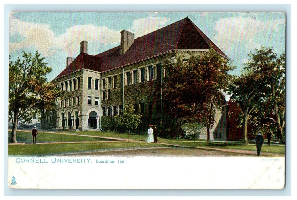 c1905 Tuck's Cornell University Campus Boardman Hall Ithaca New York NY Postcard