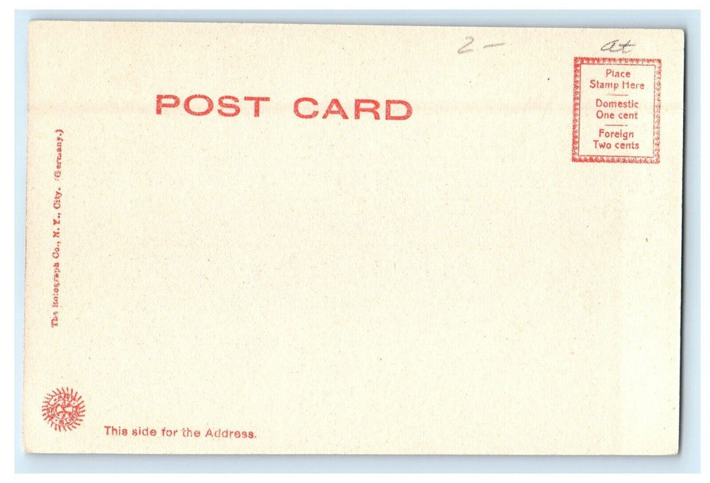c1905 Franklin Hall Cornell University Ithaca New York NY Rotograph Postcard